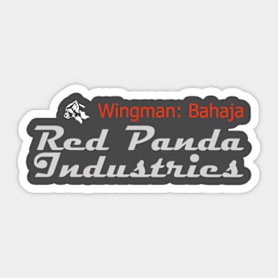 Wingman Baha Red Panda Industries Sticker